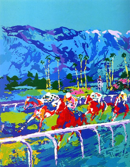 Leroy Neiman Santa Anita
